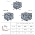 thumbnail image 6 of Toaster Cover 2 Slice, Blue Tropical Leaves Dustproof Bakeware Oven Protector with Top Hook, Summer Palm Trees Botanical Waterproof Small Kitchen Appliance Toasters Dust Cover, 11"x6"x8", 6 of 9