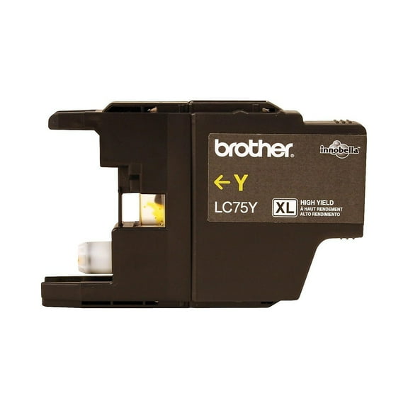Brother LC 75 Yellow Ink Cartridge High Yield (LC75YS) 889124