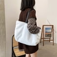 thumbnail image 4 of Bolso de hombro con asa superior de color de moda para mujer Totes de gran capacidad (blanco) Tmvgtek Para estrenar, 4 of 9