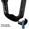 thumbnail image 6 of HOMEYA 30KN Screwgate Locking Carabiner Clip, Pack of 4 Professional Aluminum Rock Climbing Carabiner Screw Gate D Shape, 6 of 9