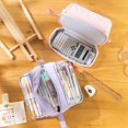 thumbnail image 1 of Caja de papelería de gran capacidad con tendencia de moda para la escuela primaria de mujeres, 1 of 4