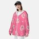 thumbnail image 3 of Fotbe Cartoon Pigs and Hearts Chaqueta con Protección Solar UPF 50+ para Hombre y Mujer, Camisa con Capucha y Bolsillos-Small, 3 of 7