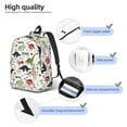 thumbnail image 5 of Balery Cute Dinosaurs Vintage Canvas Backpack for Men and Women - Large Capacity, Durable Travel Laptop Bag for School, Work, Hiking, and Outdoor Activities, 5 of 7