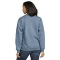 thumbnail image 2 of Gildan SF000 Chandail Molletonné à Col Rond Softstyle pour Adulte - Bleu Pierre - L, 2 of 2