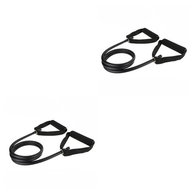Eigraketly Banda de resistencia para ejercicio de pecho, correa de tracción para mujeres y hombres, cinturón de goma expansor de pecho, herramienta de negro 2piezas Eigraketly CBP138842