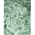 thumbnail image 3 of Unique Loom Infinity Shag Collection Area Rug - Jinko (8' Square Cyan), 3 of 6