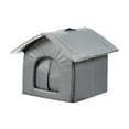 thumbnail image 4 of Refugio para gatos callejeros, refugio exterior para gatos, casa tipo cueva de tela Oxford para gatos salvajes 33 cm x 33 cm x 33 cm, 4 of 9