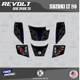 thumbnail image 3 of Kalair GFX Graphics Kit for Suzuki ATV LT80 LTZ80 (All Years) Revolt Series, 3 of 5