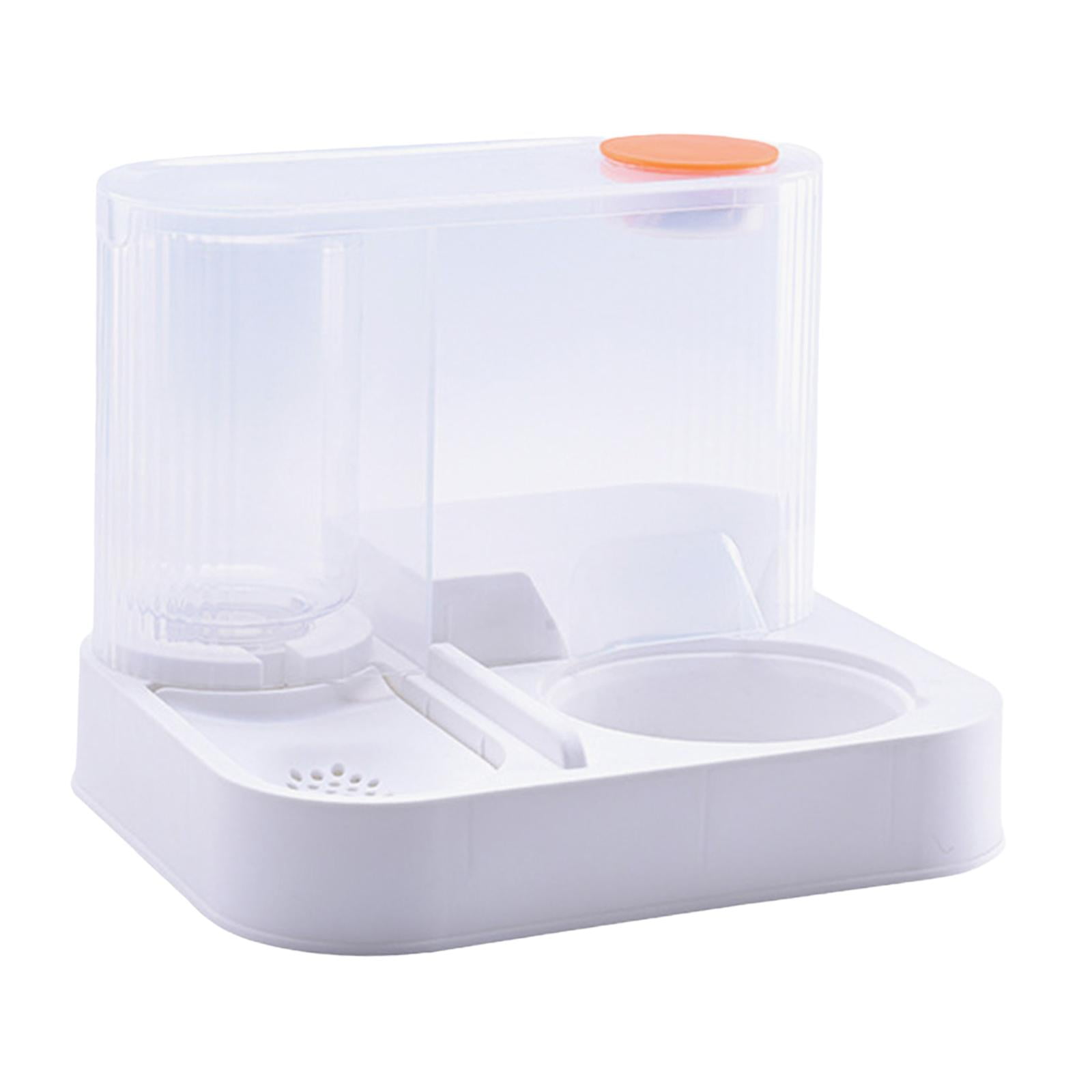 perfeclan Cat Feeder and Water Dispenser Automatic Pet Feeder Cat Dog Bowl Dish Gravity Dog Feeder for Indoor Cats Kitten Puppy Bunny basic