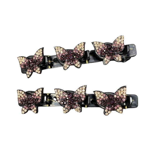 Impresionante pasador de cristal tejido para peinados elegantes. Accesorio decorativo para el cabello para todo tipo de pieles. Perfecto para el uso diario.
