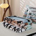 thumbnail image 5 of Manfei Kawaii Camper Zipper Twin Comforter Sets with Fitted Sheet and 2 Pillowcases,Cartoon Adventure RV Accessories Zipper Bedding Set,Black Light Blue,Reversible, 5 of 7