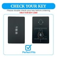 thumbnail image 2 of Key Fob Cover Compatible with Fit for Tesla Model Y 3 S X Cybertruck Card Key Transparent Soft Case Cover Accessories Keychain Case Holder Protector, 2 of 7