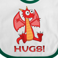 thumbnail image 4 of Inktastic Dragon Hugs Boys or Girls Baby Bib, 4 of 4