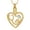 Gold, variant on Stethoscope Urn Necklace for Ashes Heart Cremation Jewelry for Women Men Stainless Steels Memorial Ashes Necklace Keepsake Gift