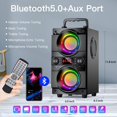 thumbnail image 2 of Altavoz Bluetooth portátil SUPNIU A21 de 60 W (80 W de pico), 2 of 8