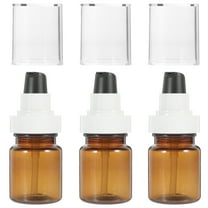 3 Pcs Cosmetic Bottle Liquid Dispenser Mini Spray Bottles Travel Brown