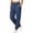 Navy, variant on Fleece Cargo Jogger Pants for Women Ghalytn Elastic Waist Sweatpants - Loose Fit Multi-Pocket Casual Trousers