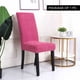 thumbnail image 3 of Funda de Silla de Comedor Desmontable y Elástica PiccoCasa, Fucsia, 3 of 7