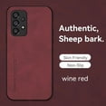 thumbnail image 3 of Luxury Sheepskin Leather Case For Samsung Galaxy A53 A33 A52 A72 A32 A51 A71 A04S A21S A31 A03S A22 4G M52 5G Back Cover A 53 33, 3 of 5