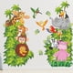 thumbnail image 3 of Calcomanías de pared de animales de la selva, pegatinas de pared de animales de dibujos animados, elefante, mono, jirafa, León, calcomanías de pared para bebé, guardería, habitación de niños, decorac TUNC Sencillez, 3 of 5