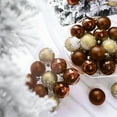 thumbnail image 6 of Hvmvliv Christmas Ornaments 9Pc 2.34inch Christmas Balls Hanging Sets Decoration Electroplated Xmas Tree Balls Decorations for Holiday Decoration Brown, 6 of 6