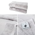 thumbnail image 7 of Hencely 2-Pack Turkish Cotton Bath Sheets – Oversized 35x64 in – Soft, Absorbent, Quick Dry – Silver, 7 of 7