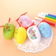 thumbnail image 1 of Huevo de Pascua para niños, dibujos animados, juego de huevos pintados a mano, regalos para jardín de infantes, juguetes hechos a mano para niños, 1 of 5