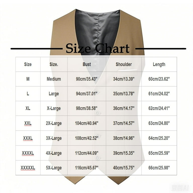Men's Slim Fit Vest Classic Formal Dress Vest Fit Single Breasted  Sleeveless Jacket Large Size Waistcoat - Walmart.com