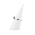 thumbnail image 3 of 5pcs Single Finger Display Ring Holder Showcase Stand Jewelry Rings Organizer (White), 3 of 12