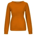 thumbnail image 4 of Sweat-shirts Décontractés à Col Rond à Manches Longues Coupe Ample Pull-Overs Doux Automne Vêtements de Mode, 4 of 5
