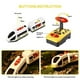 thumbnail image 4 of HYPERLIVING Tren de Madera Motorizado, Tren de Control Remoto con Conexión Magnética, Tren Locomotora Que Funciona con Baterías para Niños Pequeños, Compatible con Thomas, Brio, Chuggington, 4 of 7