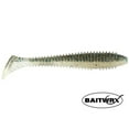 thumbnail image 2 of Keitech Fat Swing Impact 3.8'' Black Shad 6pk, 2 of 11