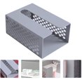 thumbnail image 4 of Dispensador de pañuelos faciales, soporte para tapa, organizador de servilletas para pared, para baño, cocina y oficina, color gris, 4 of 4