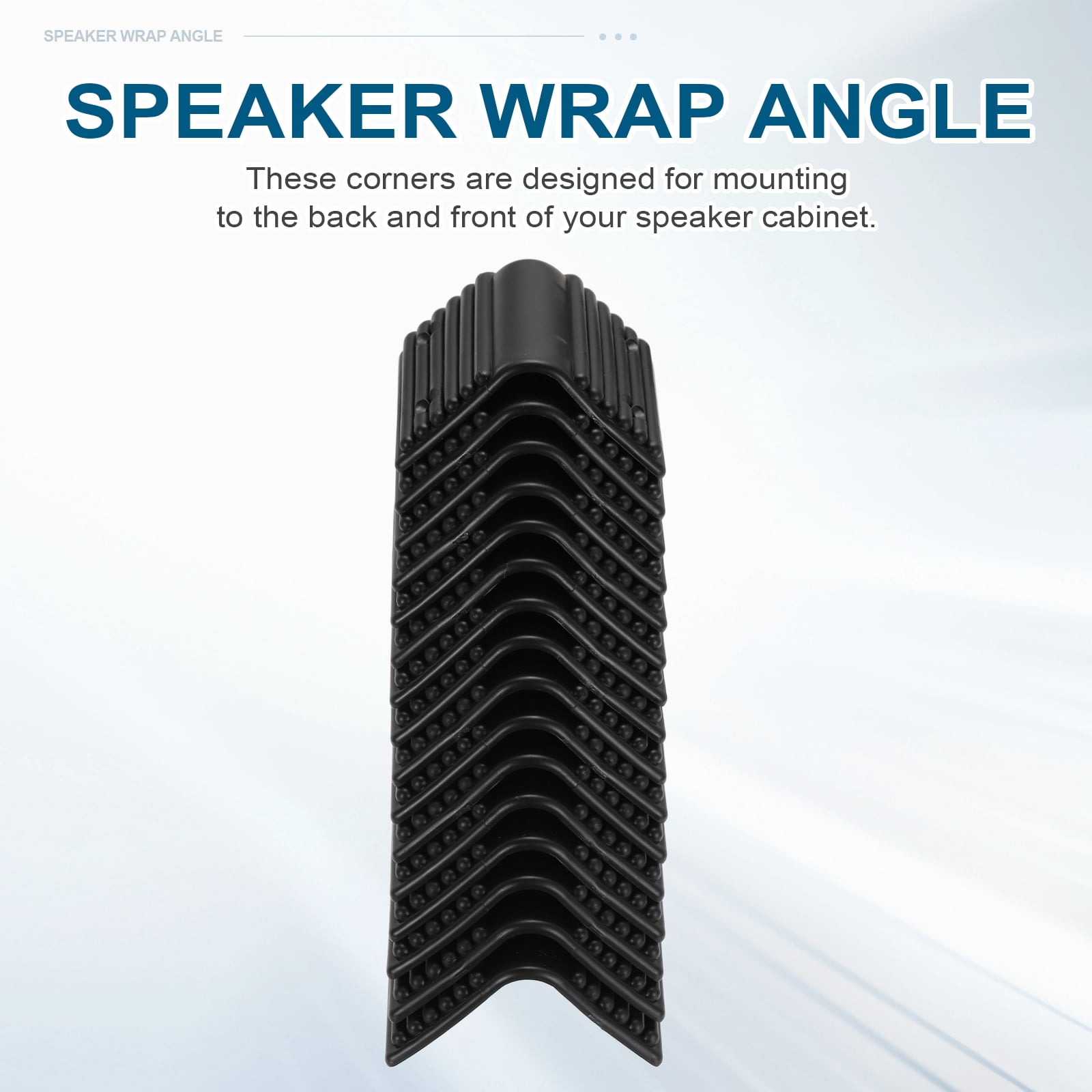 16 Pcs Speaker Cabinet Corners Protector 40x40x79mm Plastic Stackable Guard Wrap Angle Case Edge Box Protection