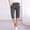 Dark Gray, variant on JJHGVB Cotton Linen Capris for Women Linen Bermuda Shorts for Women Beach Boho Pants Beach Cropped Trousers Wide Leg Capri Dress Shorts for Women Womens Long Shorts Baggy Shorts Women Army Green L
