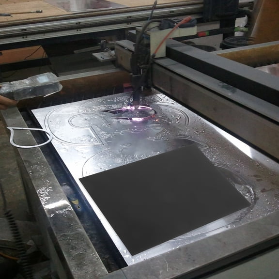 LOLIPPYY 2-Pack Black Aluminum Sheets for Crafting and Industrial Projects, and Easy to Handle