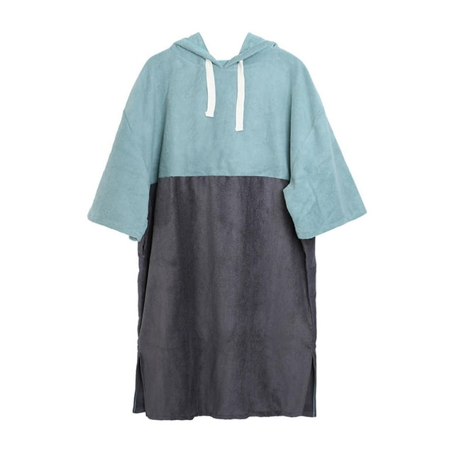 Poncho de Surf para en , Unisex, con Capucha para Mujeres Y Hombres, Albornoz de Microfibra, Cambiador de Toallas, Absorbente de Zulema Bata de surf de playa