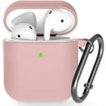 thumbnail image 1 of Airpods Case , Airpods Silicone Case Cover with Keychain, 360°Protective AirPods Accessories Kits Shockproof Airpods Case Compatible with Apple Airpods 2 &1, 1 of 7