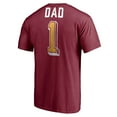 thumbnail image 3 of Men's Garnet Cleveland Cavaliers Number One Dad T-Shirt, 3 of 3