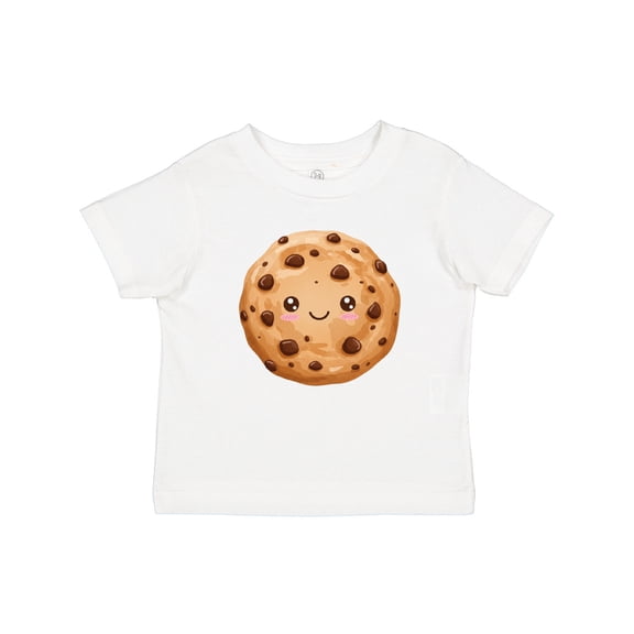 Inktastic Kawaii Happy Chocolate Chip Cookie Boys or Girls Baby T-Shirt