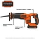 thumbnail image 2 of Sierra Reciproca Inalámbrica BLACK + DECKER BDCR20C Liviana Fácil de Usar Batería 20 V Max 3000 SPM Negro y Anaranjado BLACK+DECKER BDCR20C, 2 of 2