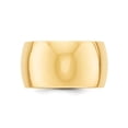 thumbnail image 3 of Gem & Harmony Mens 14K Yellow Gold 12mm Polished Wedding Band Ring for Men, 3 of 6