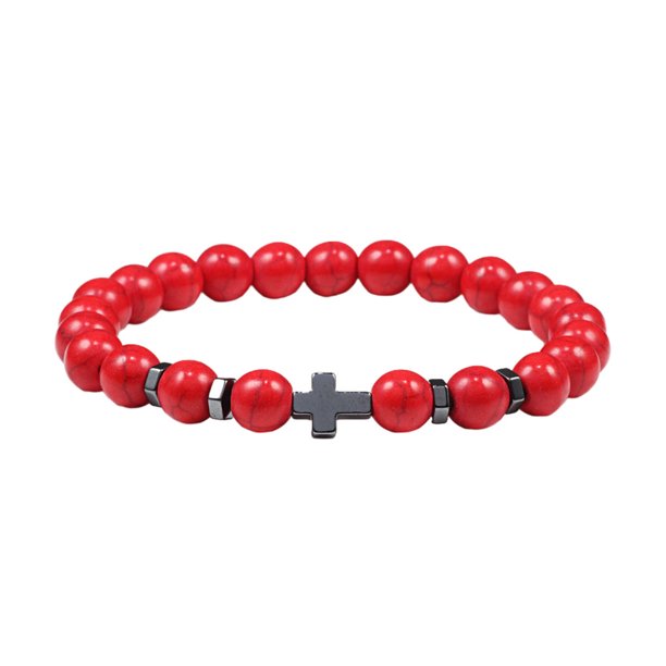 Qarigey Hombres Pulseras de cuentas de piedra natural Joyería resistente al desgaste Brazaletes de cuerda elástica de tigre de moda Fiesta Ropa, zapatos y accesorios Miscelánea Tipo 6