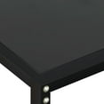 thumbnail image 3 of vidaXL Console Table Accent Side Table with Steel Frame Black Tempered Glass, 3 of 6