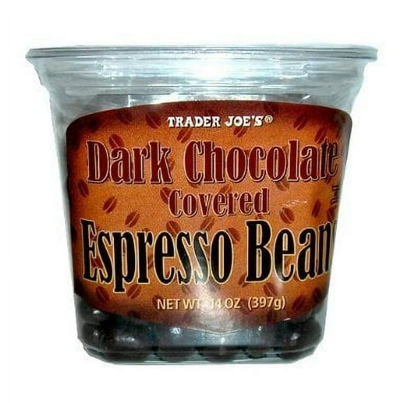 Dark Chocolate Covered Espresso Beans (Pack of 2)