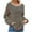 #689 Beige, variant on Women's Fall Oversized Sweaters Casual Crewneck Pullover Long Sleeve Fuzzy Chunky Knit Tops Blouse Maple Leaf Pattern