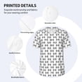 thumbnail image 3 of Hirioo Signal Icon for Men's Baseball T-shirt Shirts Short Sleeve Casual Summer Button Stretch T Shirts,Size S-4XL-XX-Large, 3 of 7