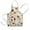 Beige Halloween Pumpkins, variant on Black and White Halloween Doodle Pattern Kids Aprons for Girls and Boys,Adjustable Neck Strap Toddler Aprons for Kids Cooking Baking,23.6"x19"