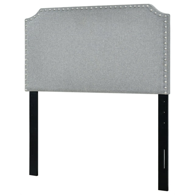 HomeFare Tête de Lit Clip Corner Queen en Tissu Gris Pierre