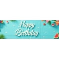 thumbnail image 4 of Decorative Design Happy Birthday Banner Summer Theme Pool Party Balloon Decoration for Birthday Party Outdoor Party Event Decoration, 4 of 8